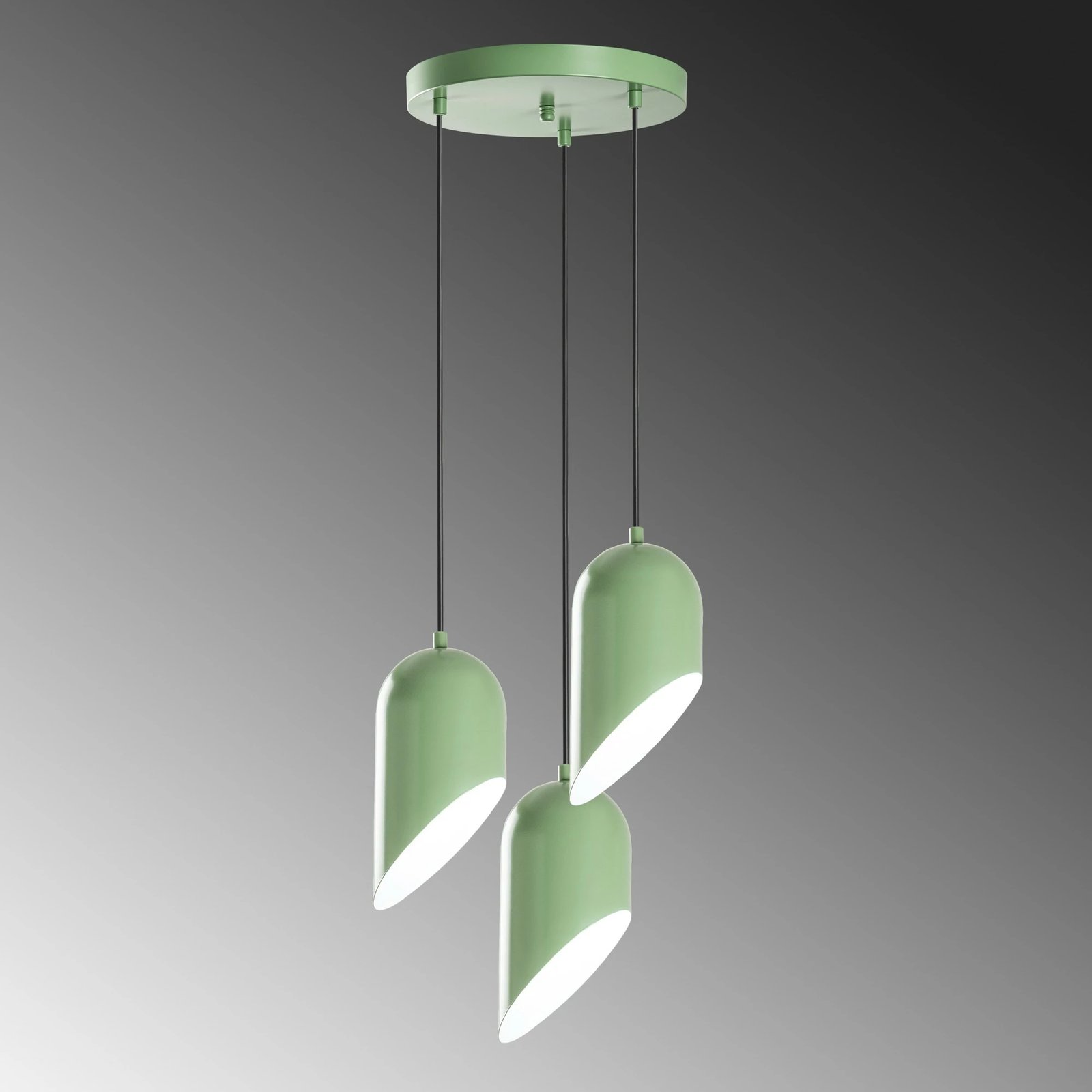 Llambë tavani Opviq, Kesik - 6176 - 3, ngjyrë mint