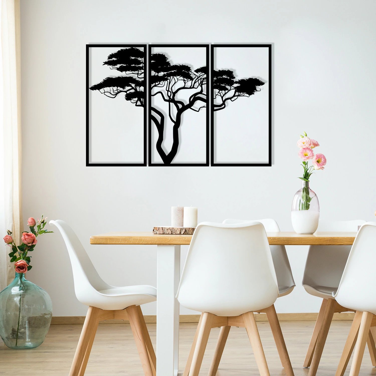 Aksesor dekorativ metalik për mur Wallity, Cınarci