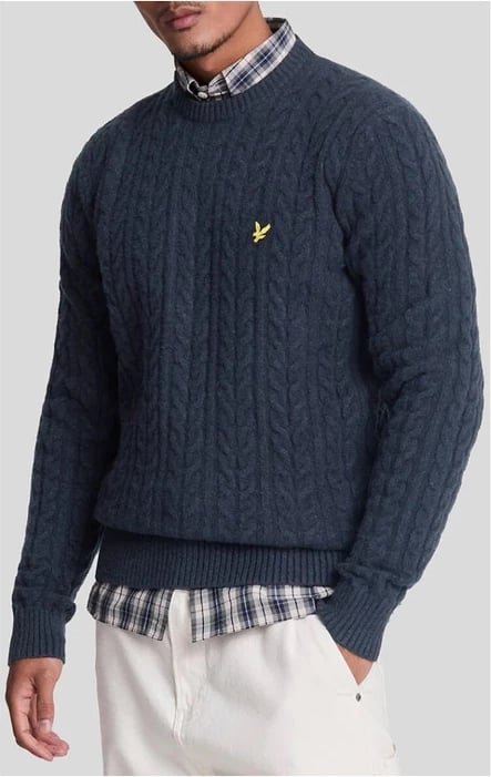 Xhemper për meshkuj Lyle & Scott, i kaltër