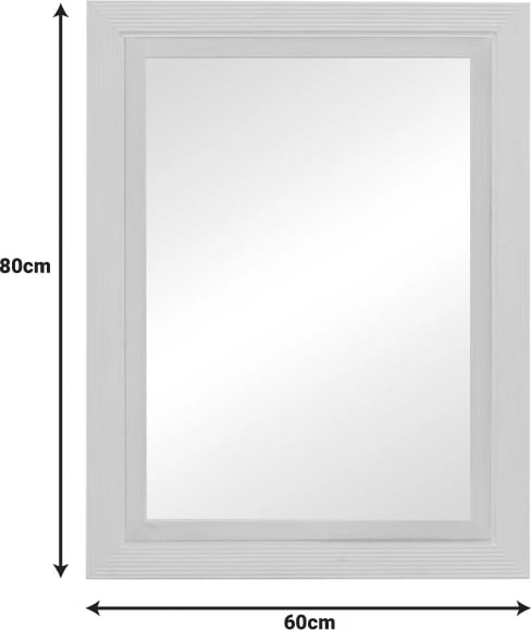 Pasqyrë Joliene Inart ngjyrë natyrale-antike MDF 60x80x2.1cm