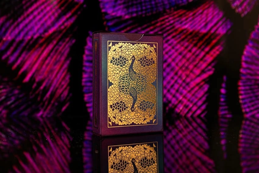 Letra loje Bicycle Peacock Purple, 52 copë, vjollcë