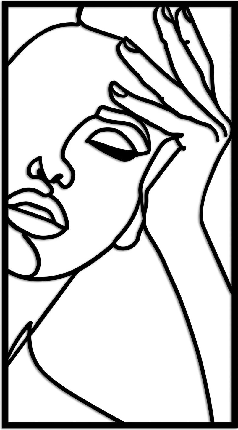 Aksesor dekorativ metalik për mur, Wallity, imagine - M