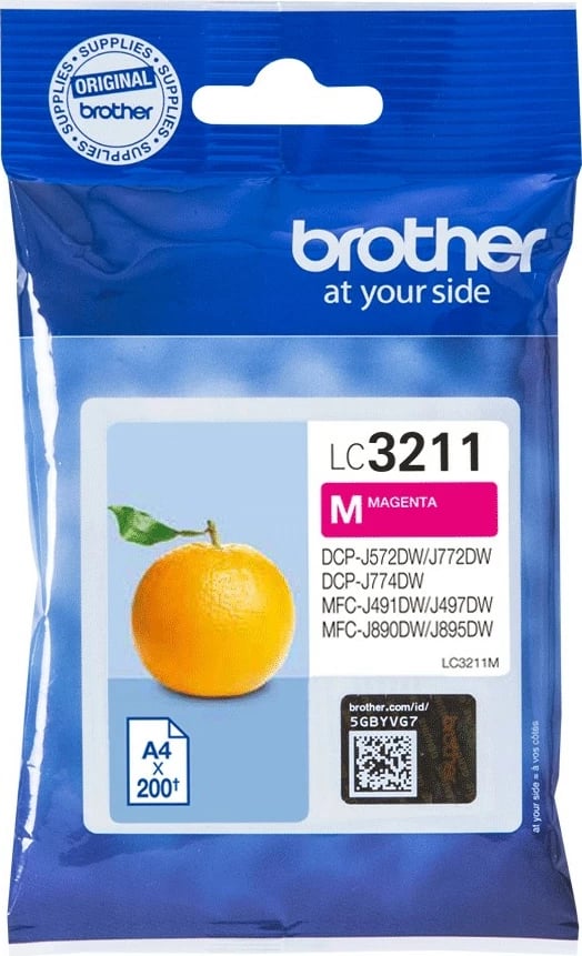 Toner Brother LC3211M, Magenta, 200 faqe