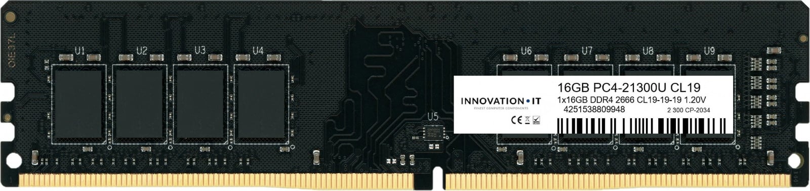 RAM memorie Innovation IT 2666 CL19-19-19,  1.20V LD 8, 16GB