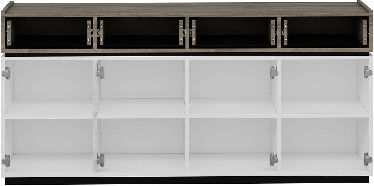 Konsol Skye Decor, Zara, e bardhë, e zezë