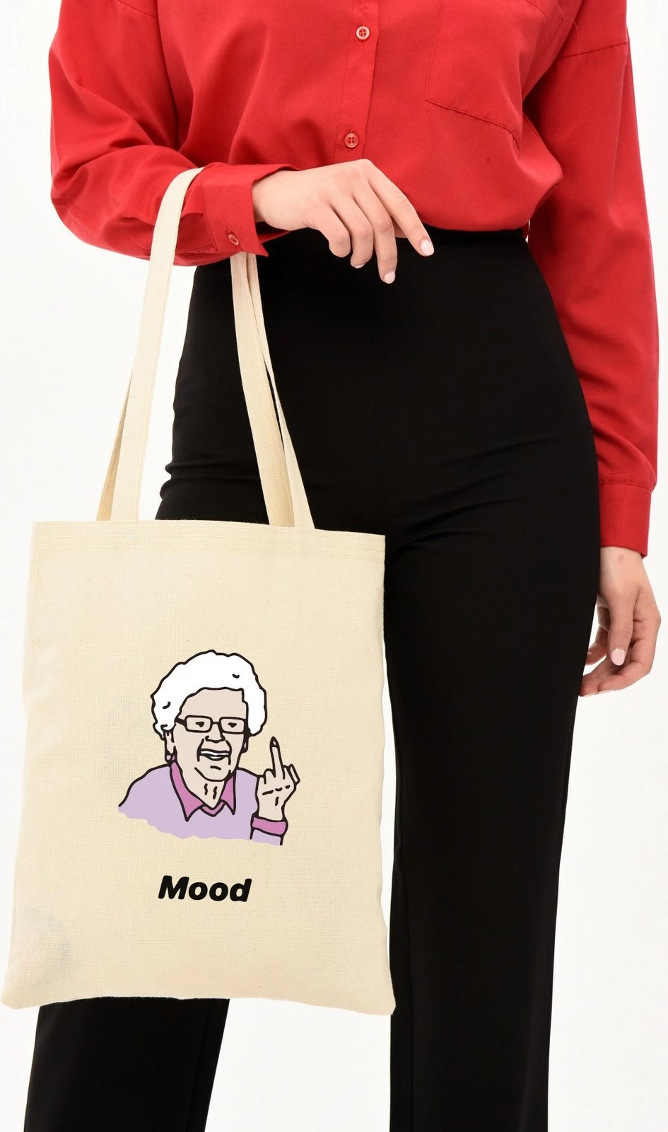 Qese tote Zoozie Bags, 0114, ngjyrë krem