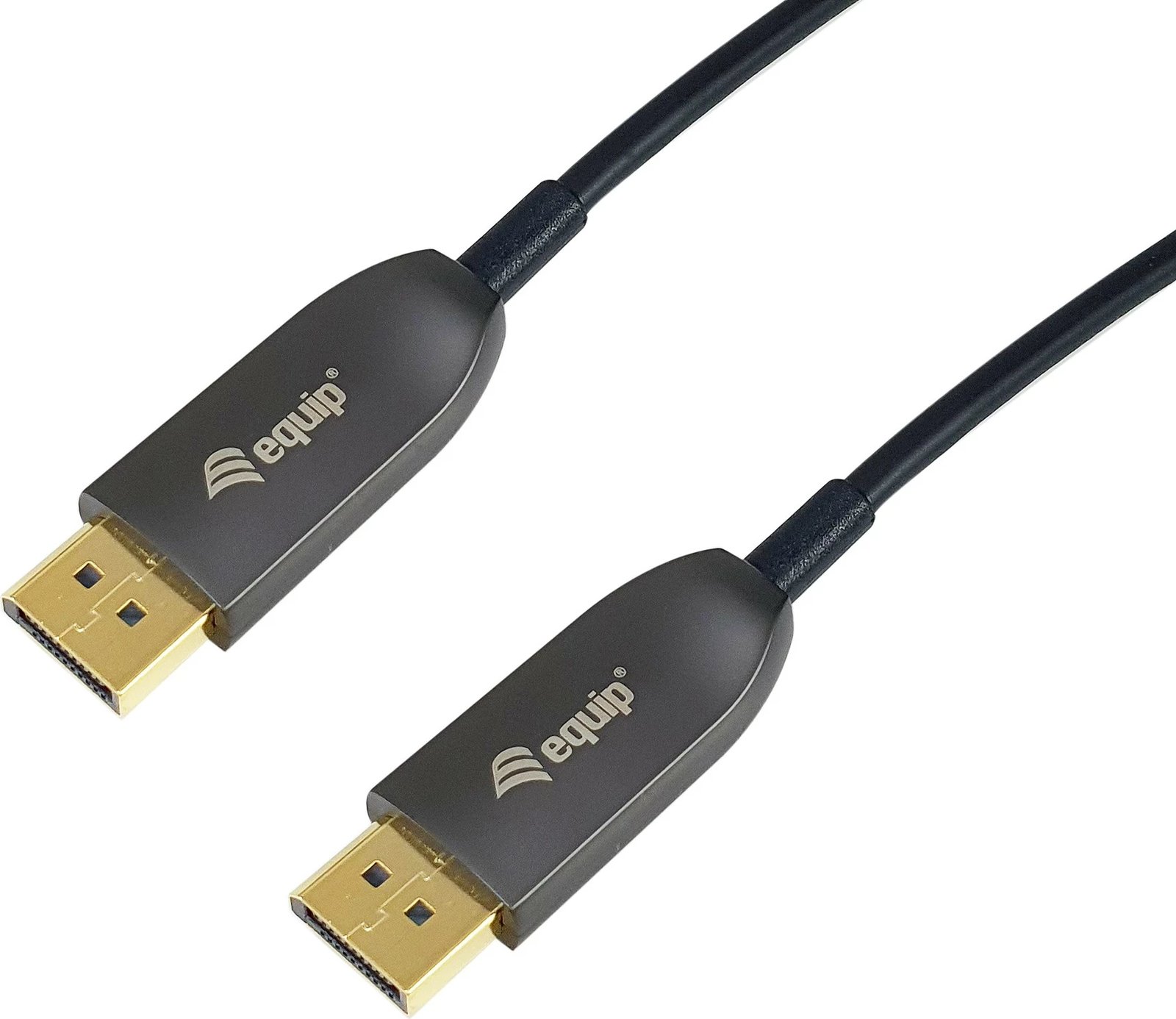 Kabllo optike aktive DisplayPort 1.4 Equip, 15m, 8K/60Hz, e zezë