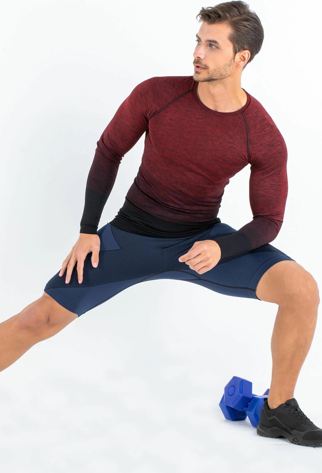 Bluzë sportive për meshkuj, Jumeon, e kuqe, 001-001342