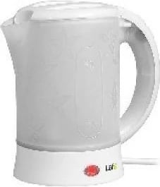 Çajnik udhëtimi Lafe CEG-0010.1, 0.6L, i bardhë, set me 2 filxhanë