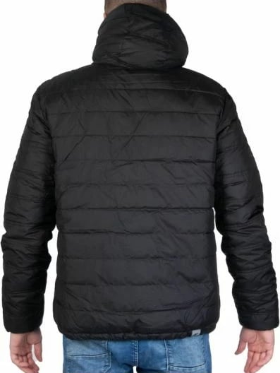 Jakne për meshkuj 4f, ngjyrë e zezë dhe jeshile