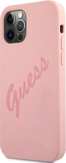 Mbështjellës Guess GUHCP12LLSVSPI për iPhone 12 Pro Max 6.7", rozë Mbështjellës Guess GUHCP12LLSVSPI për iPhone 12 Pro Max 6.7", rozë