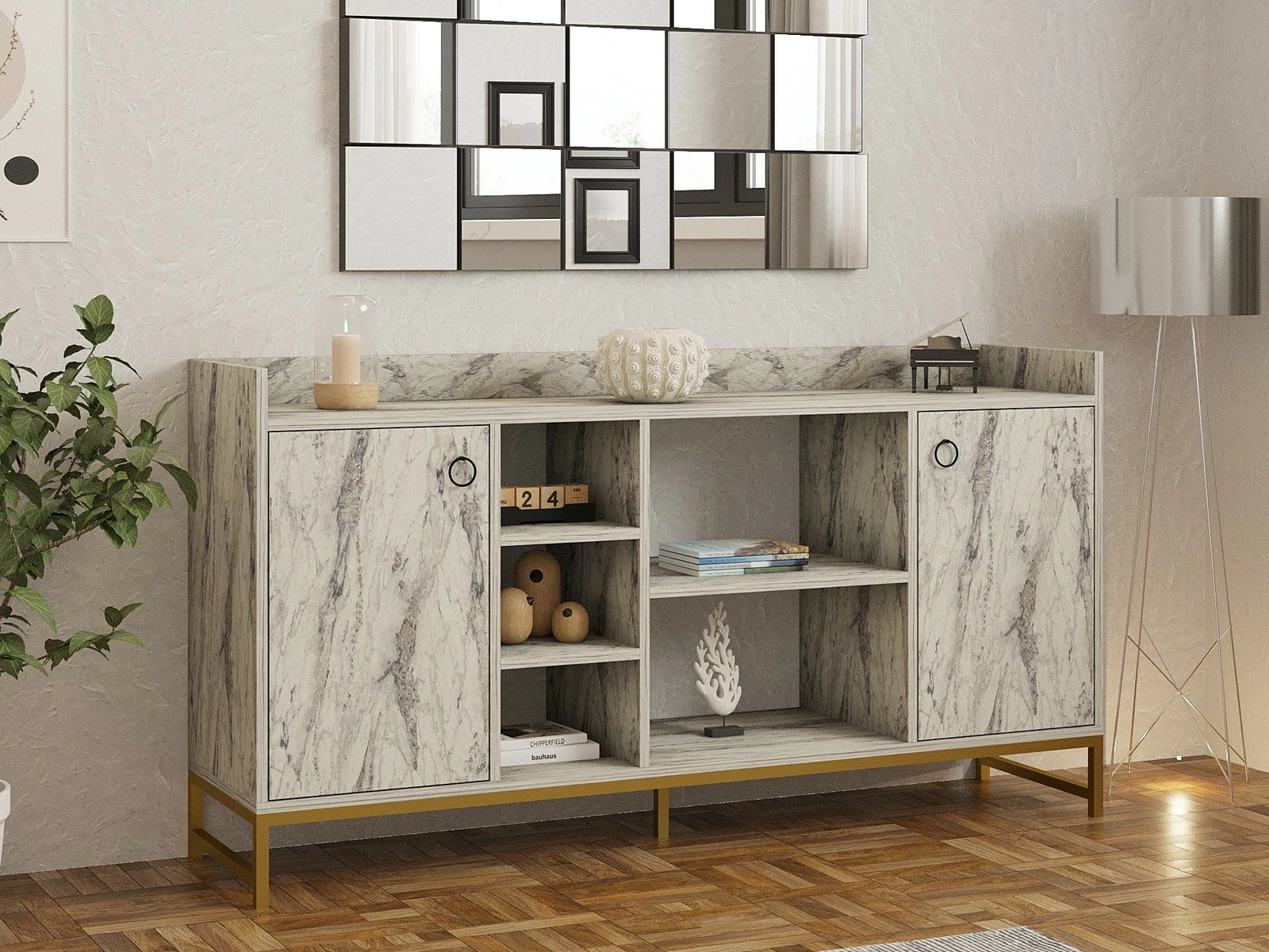 Konsol Freesia Marble, Skye Decor, Vuslat