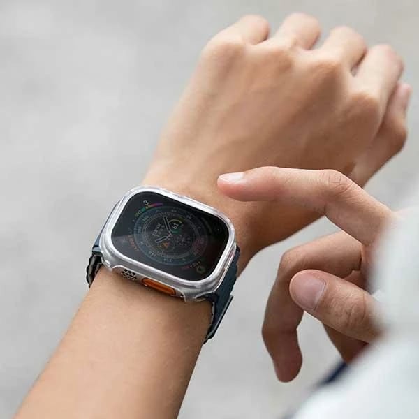 Mbështjellës UNIQ Garde për Apple Watch Ultra 49 mm, Transparent