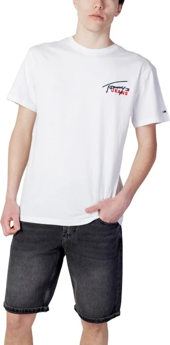 Maicë për meshkuj Tommy Hilfiger Jeans, e bardhë 
