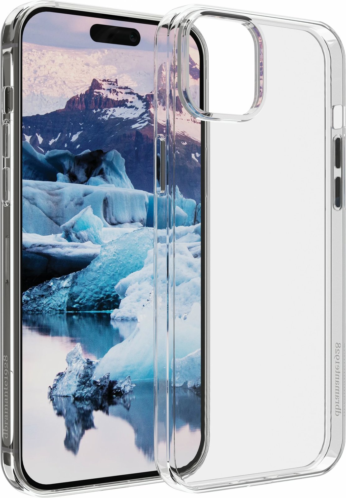 Mbështjellës dbramante1928 Eco Case Nuuk për iPhone 15, transparent