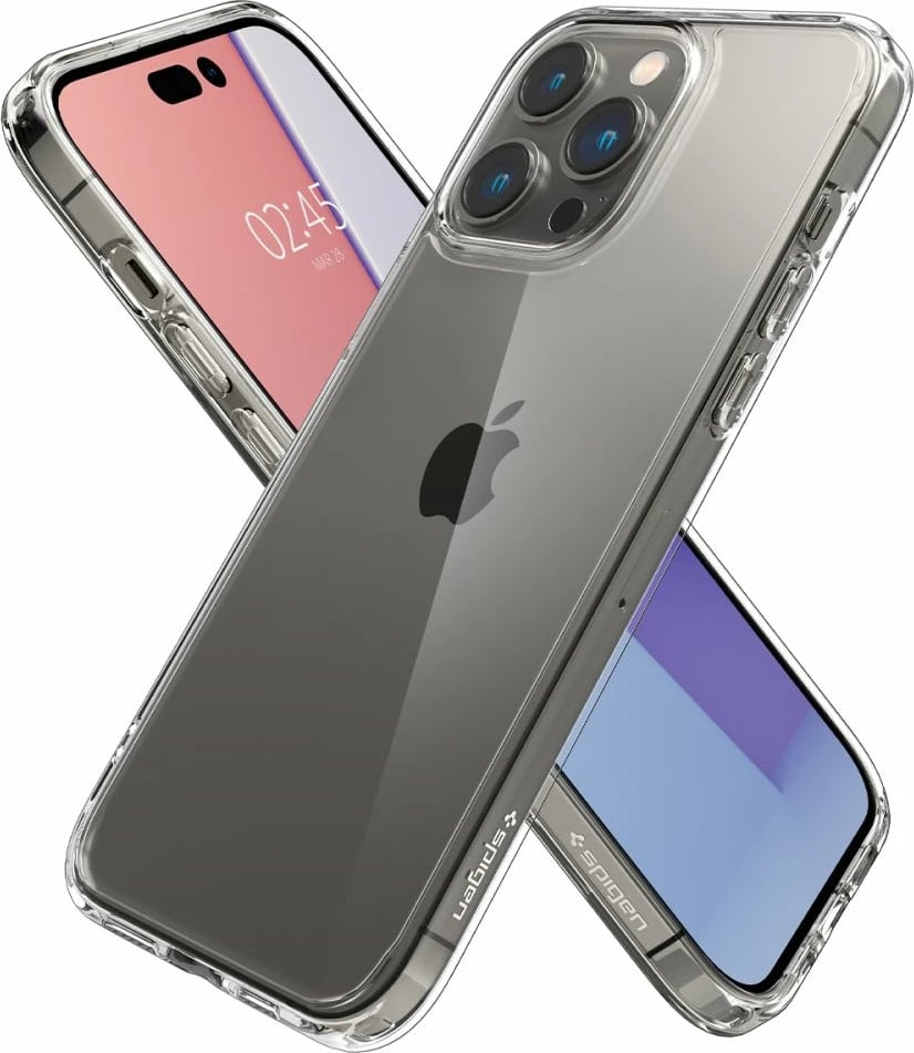 Mbështjellës Spigen Ultra Hybrid për iPhone 14 Pro, Transparent