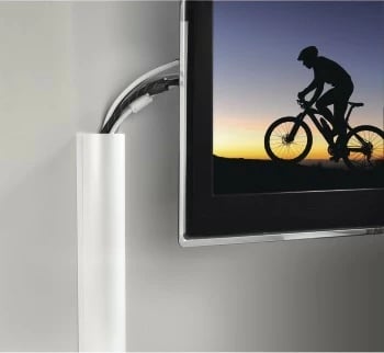 Mbështjellës kabllosh Hama 220984, vetë-ngjitës, i bardhë