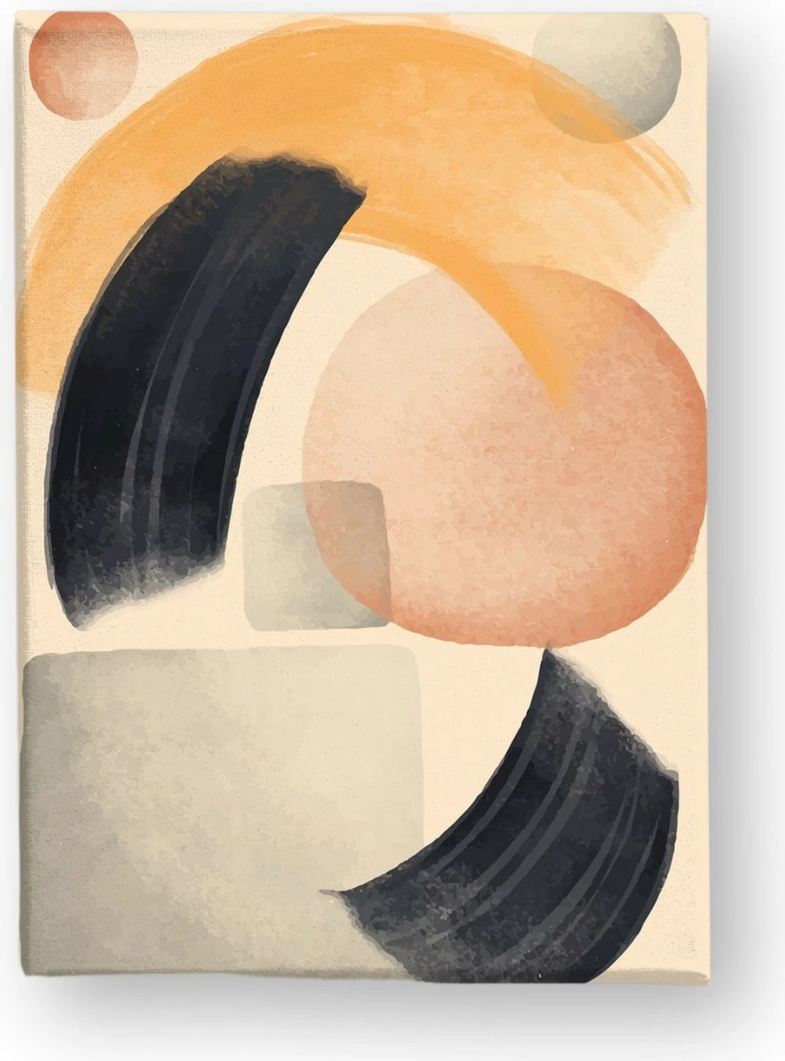 Pikturë dekorative në kanavacë, shumëngjyrëshe, ASR_CNV25-27, 70x100cm