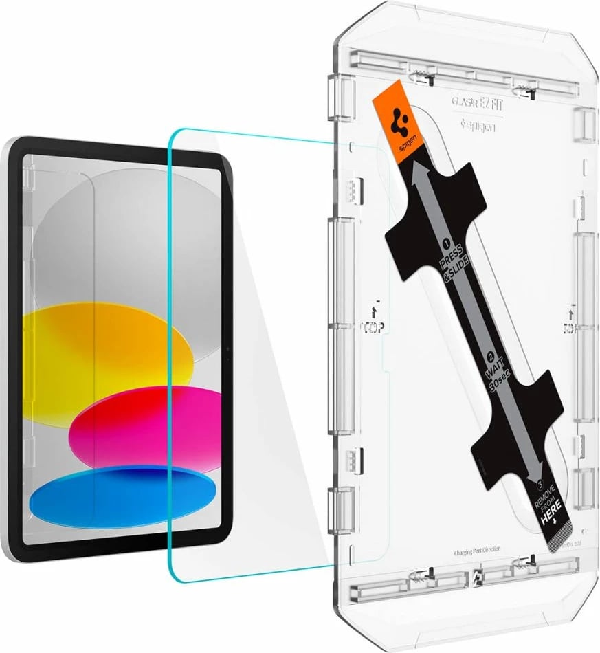 Xham mbrojtës Spigen Glas.tR EZ Fit për iPad 10.9" (2022), Transparent