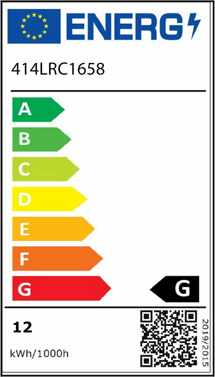 Llambë muri Opviq, L1648, ngjyrë e zezë