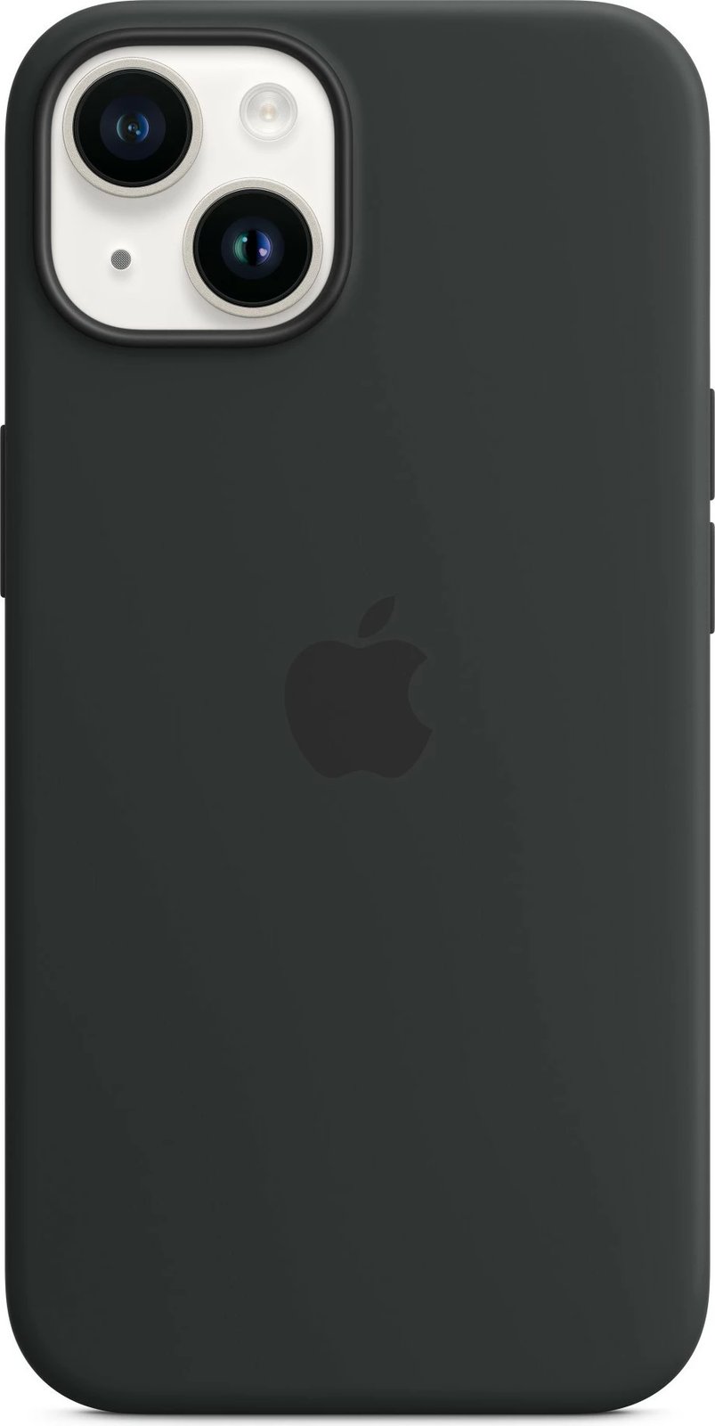 Mbështjellës silikon për iPhone 14 Apple, MagSafe, Ngjyrë e zezë