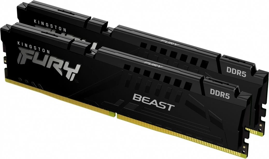 RAM Memorje Kingston FURY Beast DDR5, 32GB (2x16GB), 6000MHz, CL36, e zezë
