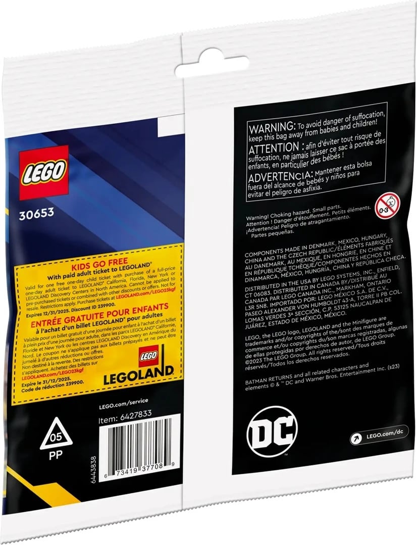 Set LEGO Batman 30653, 40 pjesë, minifigurë Batman 1992
