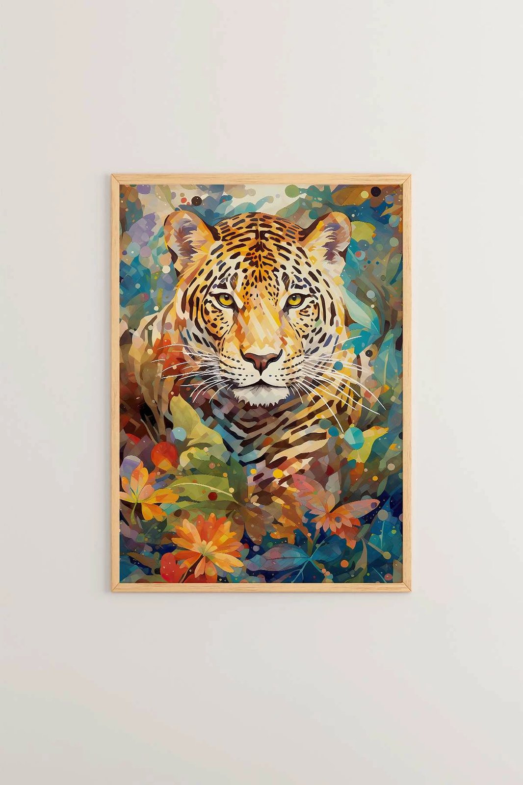 Pikturë dekorative me kornizë, shumëngjyrëshe, Wallity, Mscartmdl29, 33x48cm