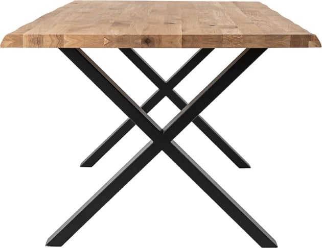 Tavolinë Dilegno, ngjyrë natyrale, 180x95x76