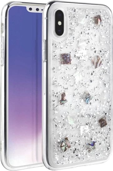Mbështjellës UNIQ Lumence Clear për iPhone XS Max, argjendtë