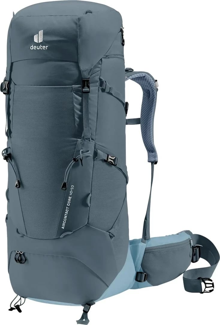 Çantë shpine trekking Deuter Aircontact Core 40+10, Gri
