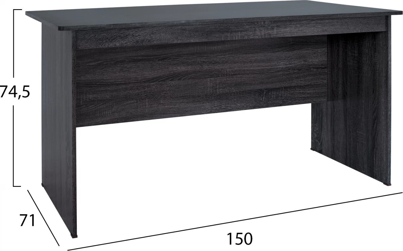 Sipërfaqe tavoline për zyre melamine 150x71x74.5 FH2284.01 ngjyrë gri