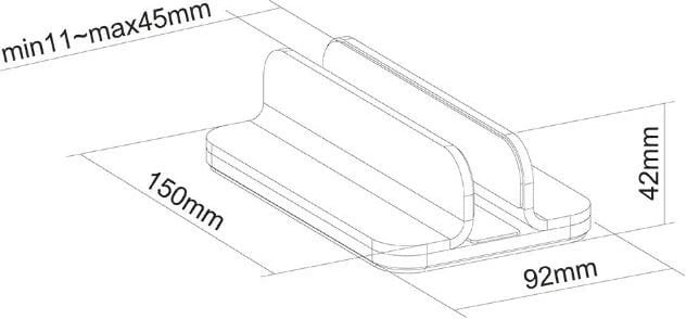 Stendë vertikale laptopi, Neomounts NSLS300, përshtatje gjerësie, për 11''–17'', alumin, gri Stendë vertikale laptopi, Neomounts NSLS300, përshtatje gjerësie, për 11''–17'', alumin, gri