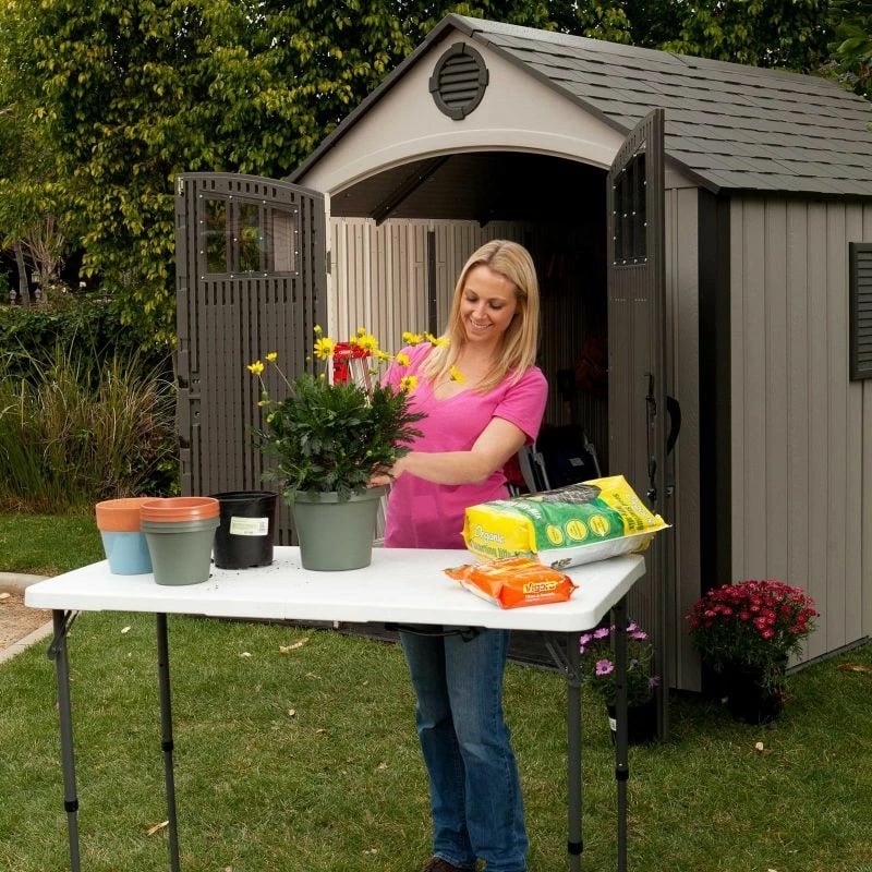 Tavolinë gjysmë-palosëse Yakimasport, e rregullueshme në lartësi