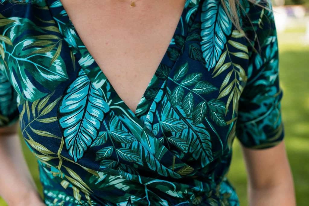 Fustan shtatzënie dhe gjidhënie, milk & love, Two Ways Long, madhësia S, jeshile/blu