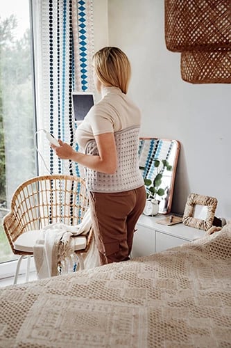 Rrip ngrohës për mesit, Adler AD 7437, 100W, 4 nivele temperature, fikje automatike 90 min, 32x72cm, Plug C, gri e çelët