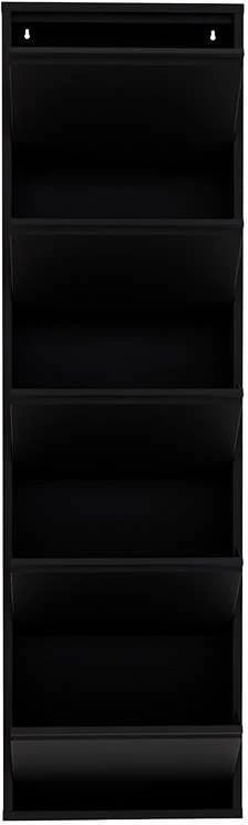 Dollap këpucësh Skye Decor, 5 pjesë, metal, i zi