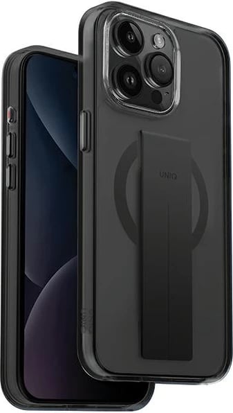 Mbështjellës UNIQ Heldro Mag për iPhone 15 Pro Max, me MagSafe, i zi