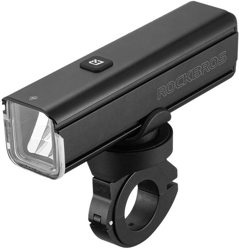 Dritë për biçikletë Rockbros 24610002001, 1000 lm, USB-C, e zezë, set me kabllo
