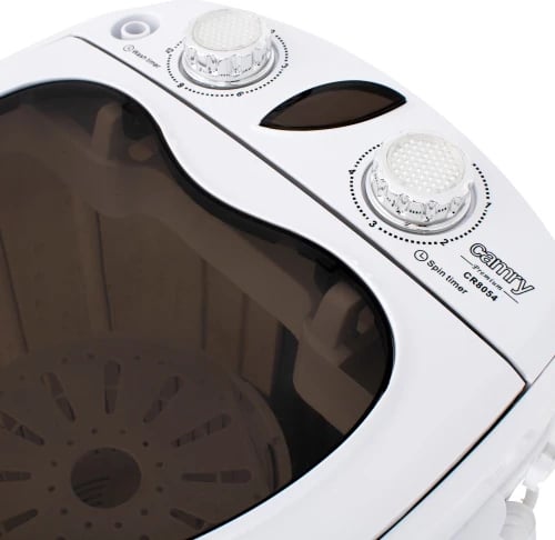 Lavatrice portative me shtrydhje, Adler CR 8054, 3kg larje 1kg shtrydhje, program 15 min, e bardhë/gri