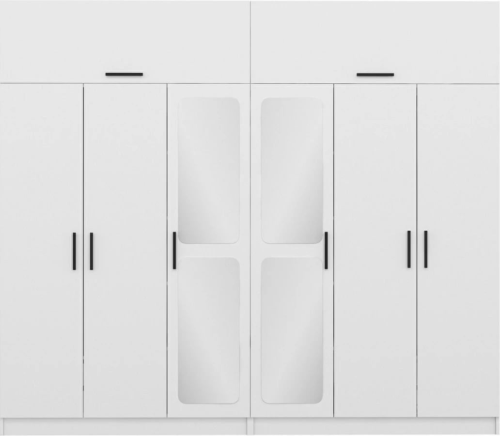 Dollap rrobash Skye Decor, i bardhë, 3945