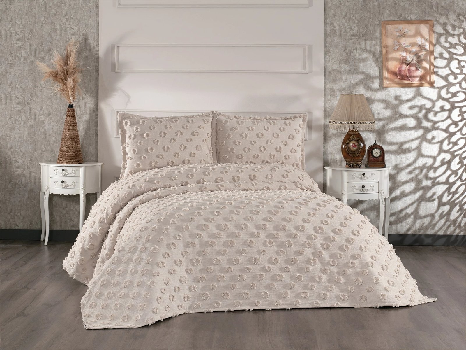 Set mbulesë dysheku dopio, Hayal, ngjyrë kapuçino, L'essentiel