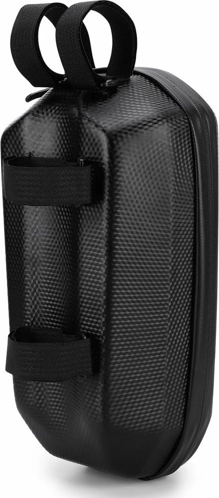 çantë timoni për skuter elektrik, Wozinsky, WSB2BK, 4L, EVA e fortë, zinxhir i papërshkueshëm nga uji, 30.5x16.5x14 cm, e zezë