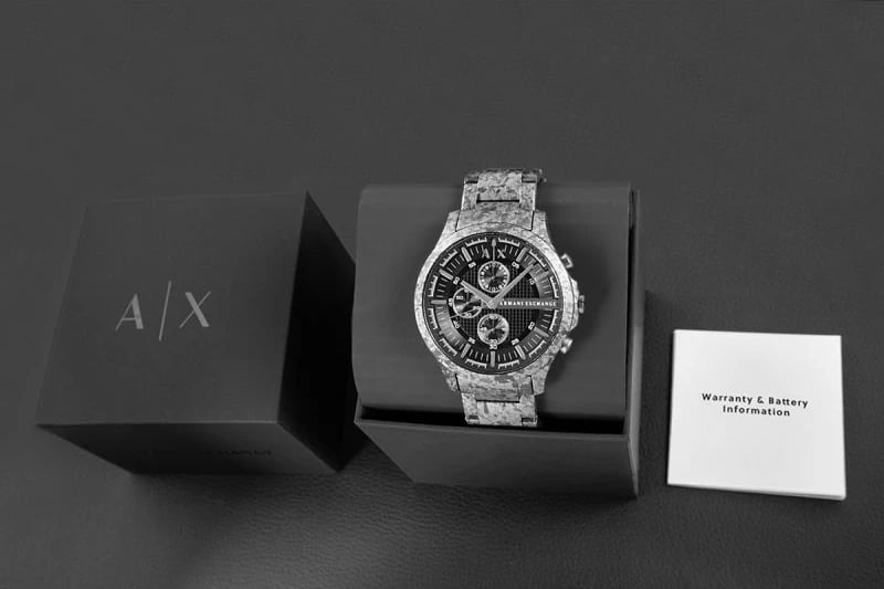 Orë dore për meshkuj Armani Exchange, gri