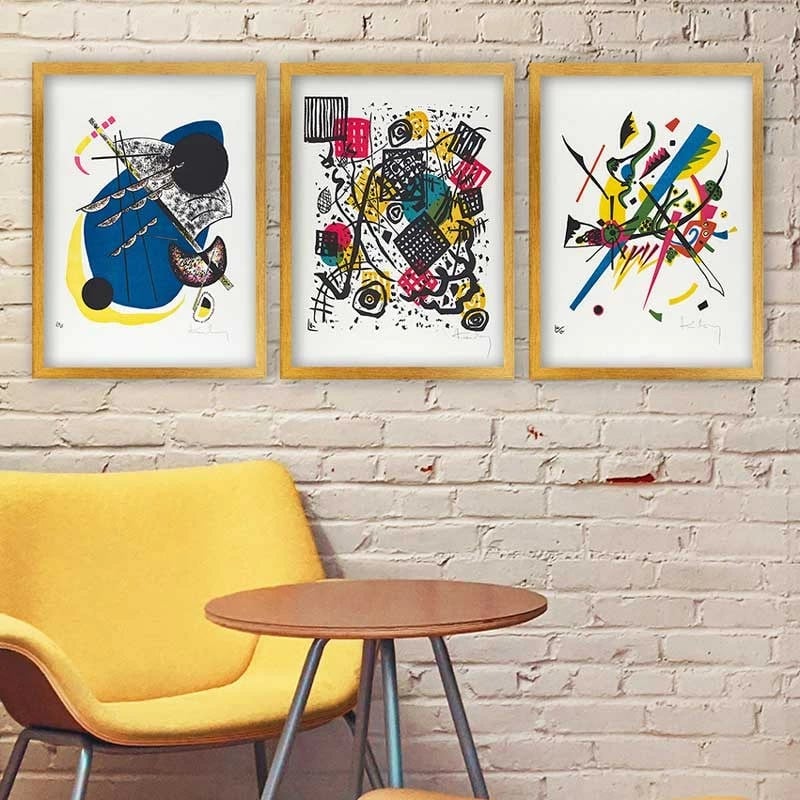 Pikturë dekorative me kornizë (3 copë), Wallity, 3AC_UN2968530 _3545