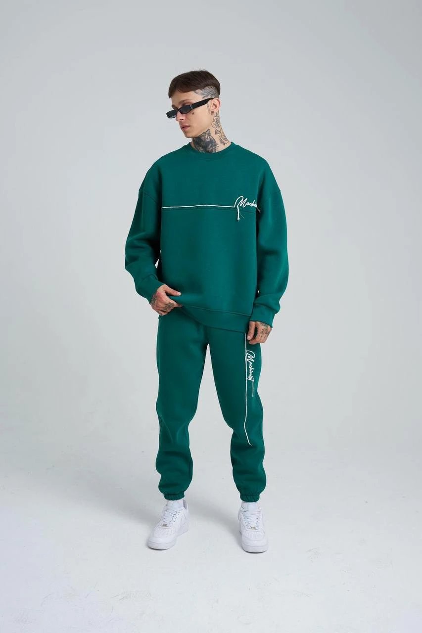 Trenerka unisex Machinist, të gjelbërta