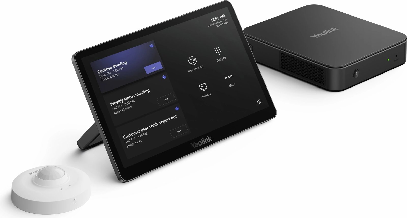 Mini PC Yealink MCoreKit-C5, Intel Core i5, 8GB RAM, 128GB SSD, E zezë, Gri