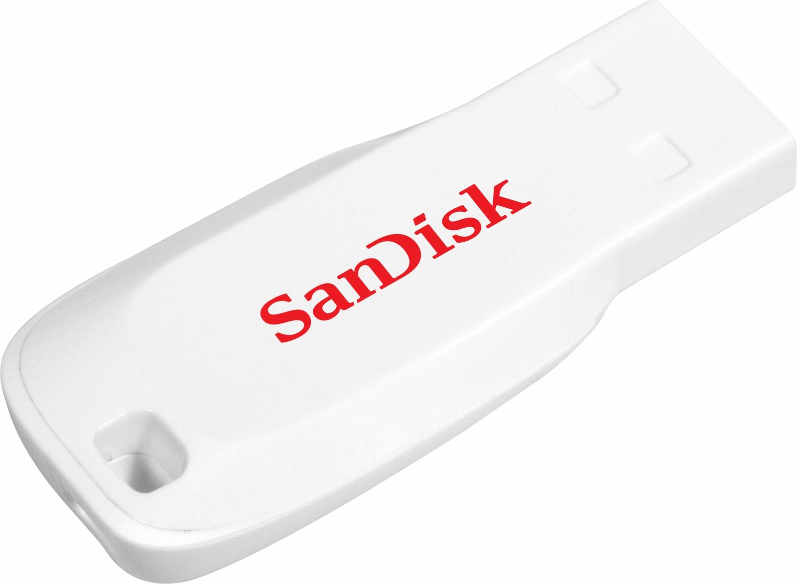 USB Sandisk Cruzer Blade 16GB, USB 2.0, bardhë