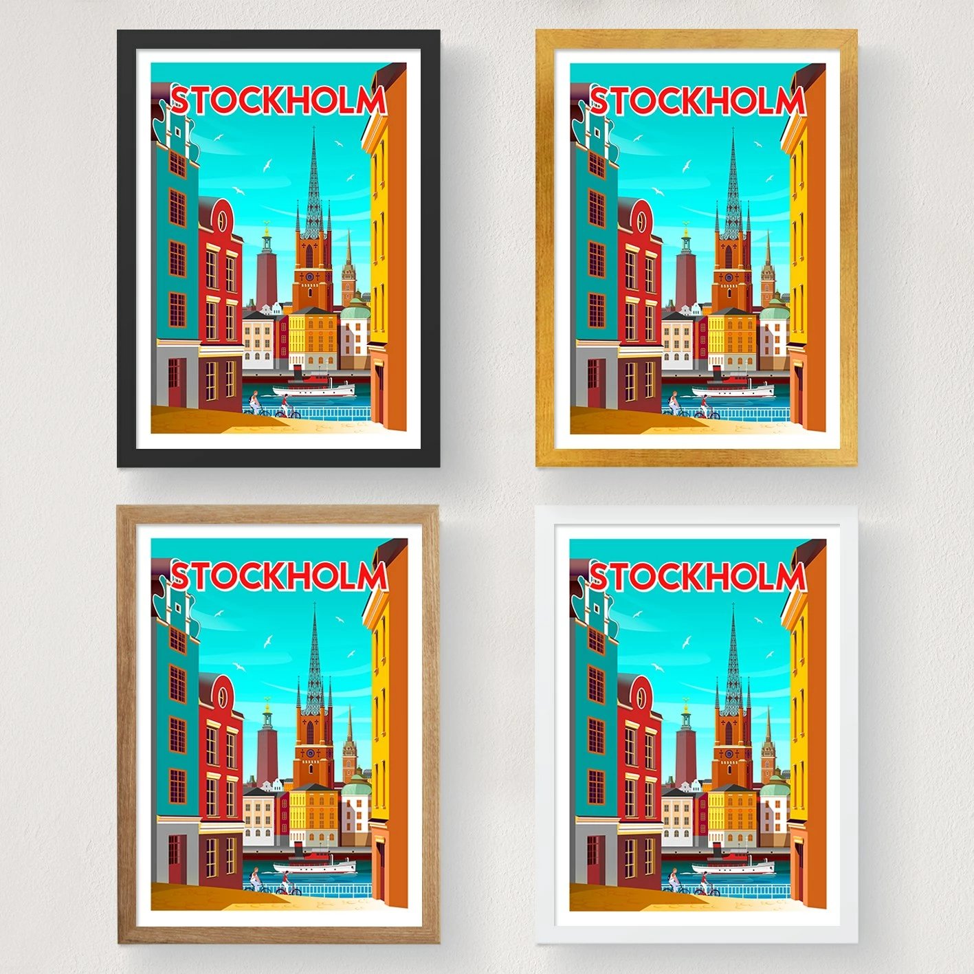 Poster A3 Wallity, Stockholm - 2014