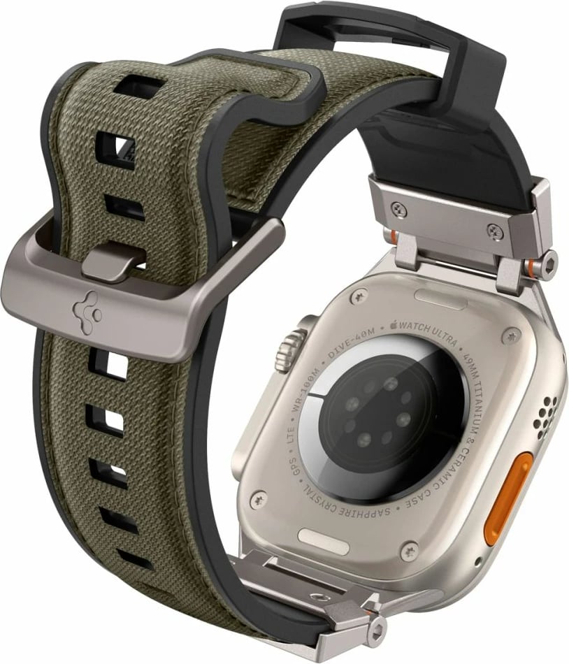 Rrip Spigen DuraPro Armor për Apple Watch 44/45/46/49 mm, Gjelbër